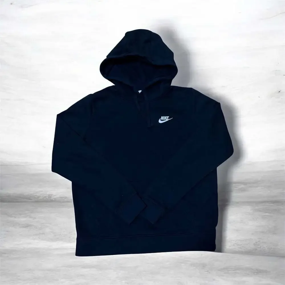 Nike Black Sportswear Club Fleece Pullover Hoodie
